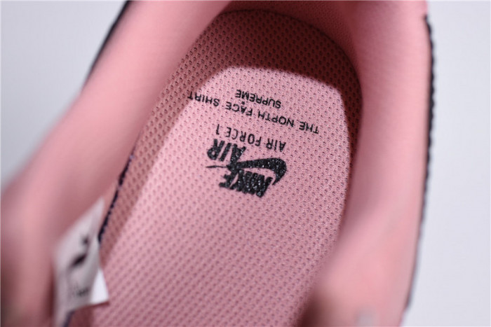 Supreme x The North Face x Nike Air Force 1  PINK AR3066-800