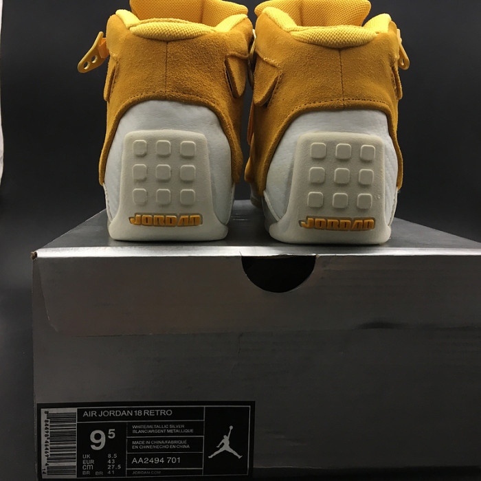 Air Jordan 18 Yellow Suede  AA2494-701