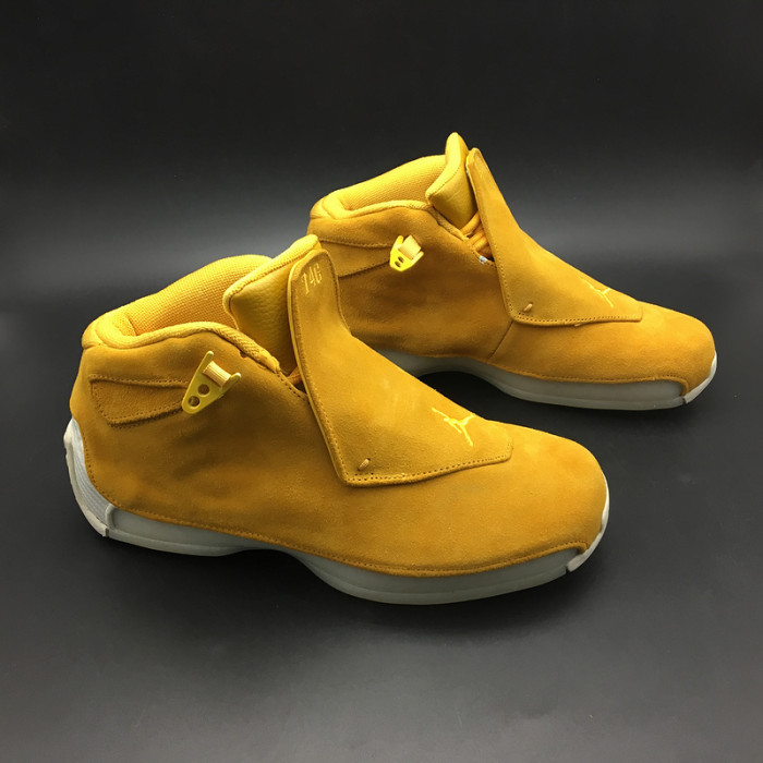 Air Jordan 18 Yellow Suede  AA2494-701