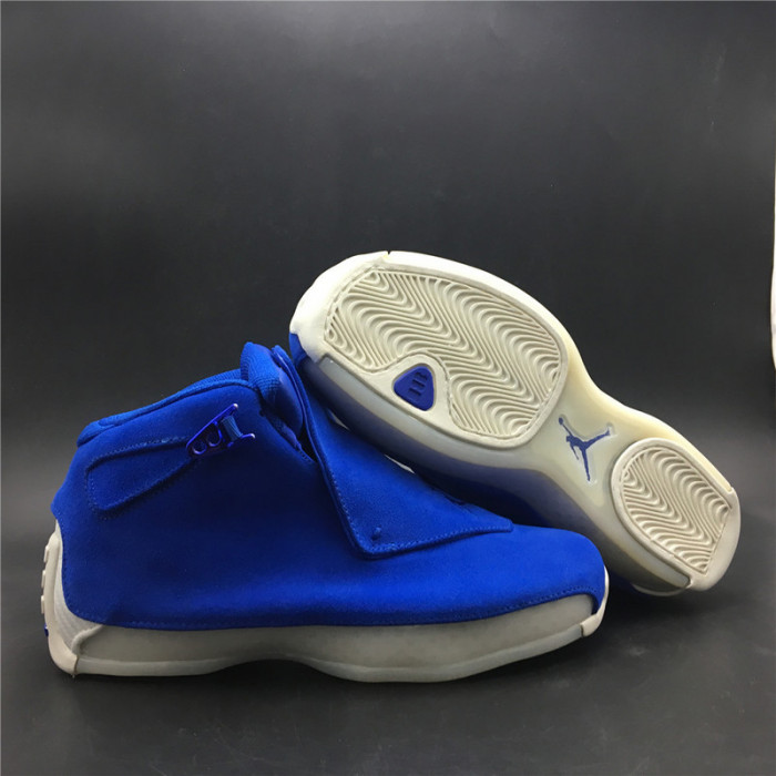 Air Jordan 18 Blue Suede AA2494-401