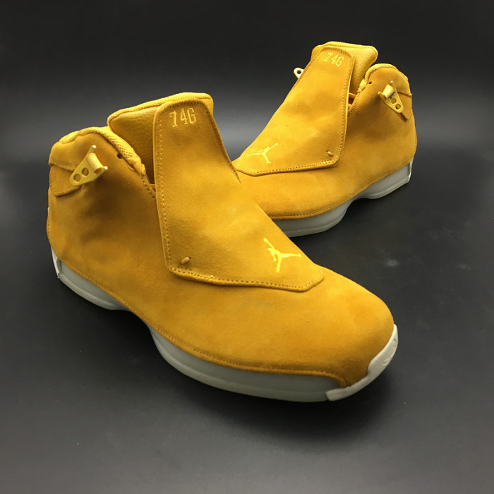 Air Jordan 18 Yellow Suede  AA2494-701