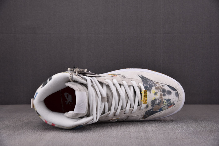 Supreme x Nike SB Dunk High Rammellzee FD8779-100