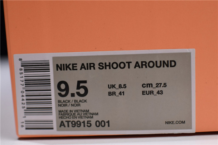 Air Fear Of God 1 SA Black   AT9915-001