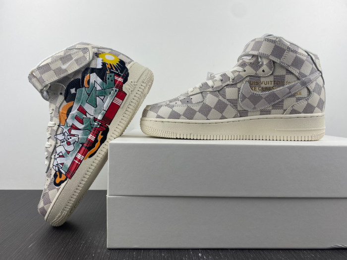 Nike Air Force 1 Mid x LOUIS VUITTON LV 