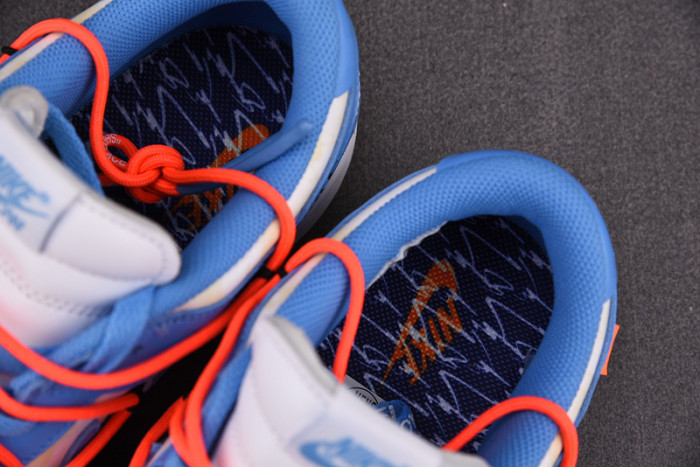 OFW x Nike Dunk Low  White Blue CT0856-403