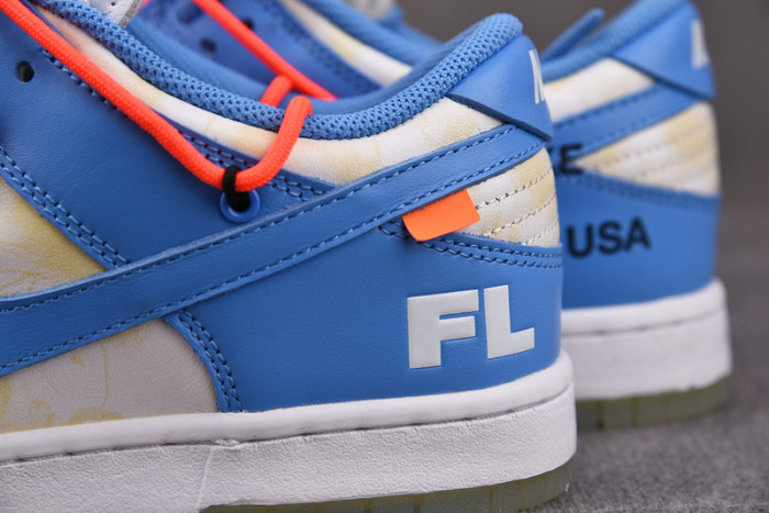 OFW x Nike Dunk Low  White Blue CT0856-403