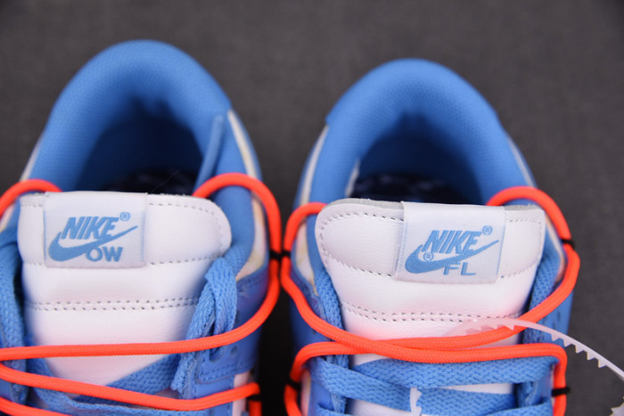 OFW x Nike Dunk Low  White Blue CT0856-403
