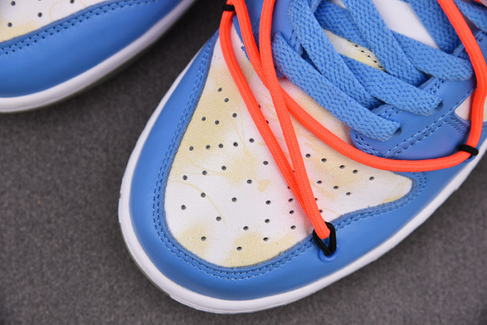 OFW x Nike Dunk Low  White Blue CT0856-403