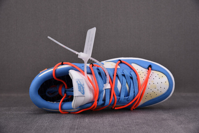 OFW x Nike Dunk Low  White Blue CT0856-403