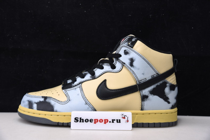 Nike Dunk High 1985 Black Acid Wash  DD9404-700