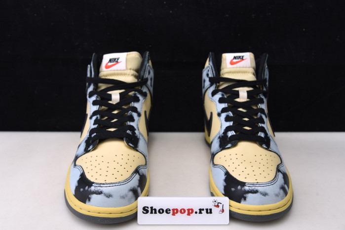 Nike Dunk High 1985 Black Acid Wash  DD9404-700