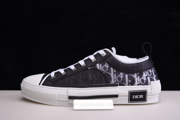 B23 OBLIQUE LOW black white SNEAKERS T00480H051