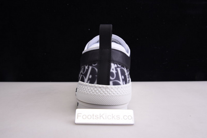 B23 OBLIQUE LOW black white SNEAKERS T00480H051