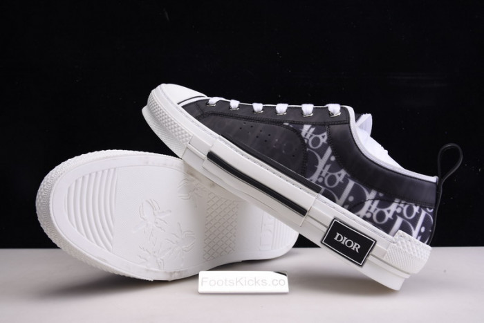 B23 OBLIQUE LOW black white SNEAKERS T00480H051