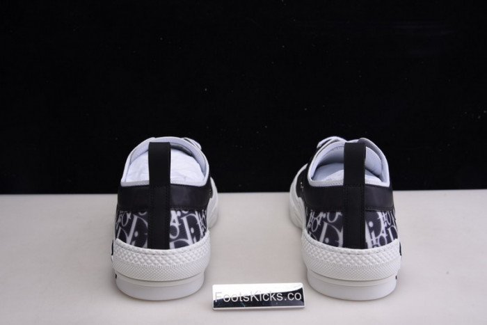 B23 OBLIQUE LOW black white SNEAKERS T00480H051
