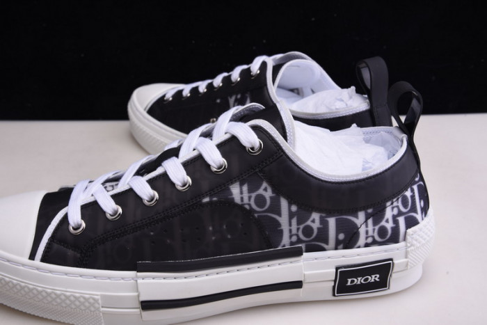 B23 OBLIQUE LOW black white SNEAKERS T00480H051