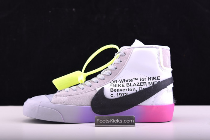 Nike Blazer Mid OFW Wolf Grey Serena "Queen"  AA3832-002
