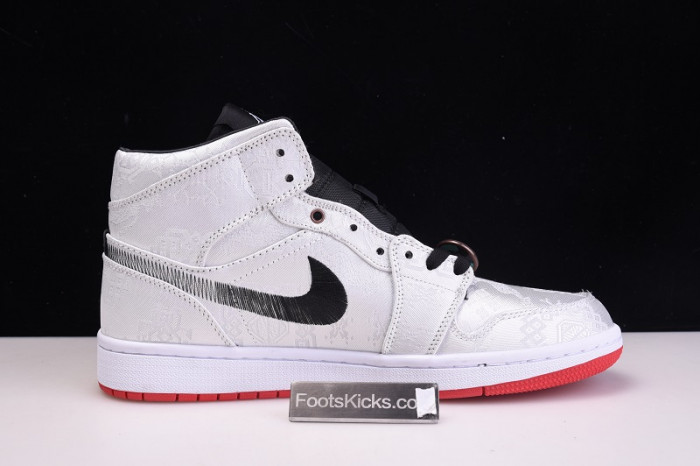 CLOT Air Jordan 1 Mid Fearless CU2804-100