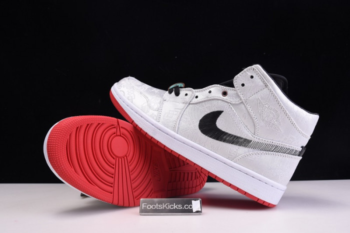 CLOT Air Jordan 1 Mid Fearless CU2804-100