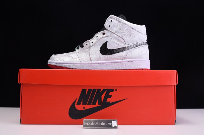 CLOT Air Jordan 1 Mid Fearless CU2804-100