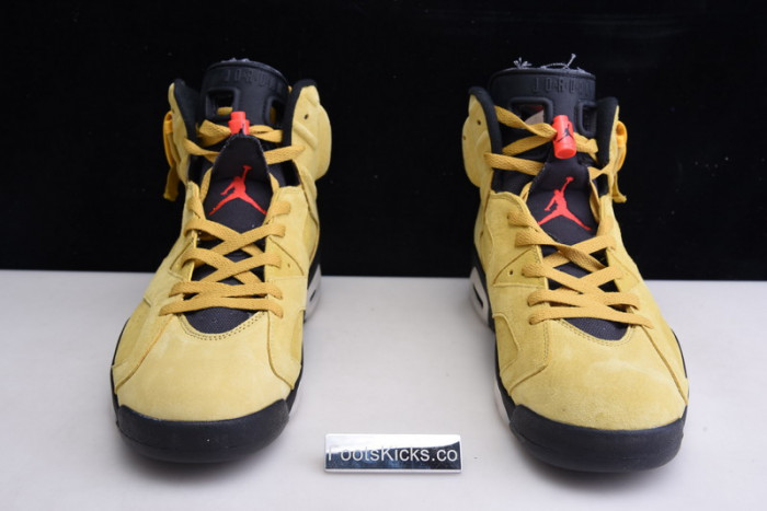 Travis Scott Air Jordan 6 yellow  Cactus Jack CN1084-300
