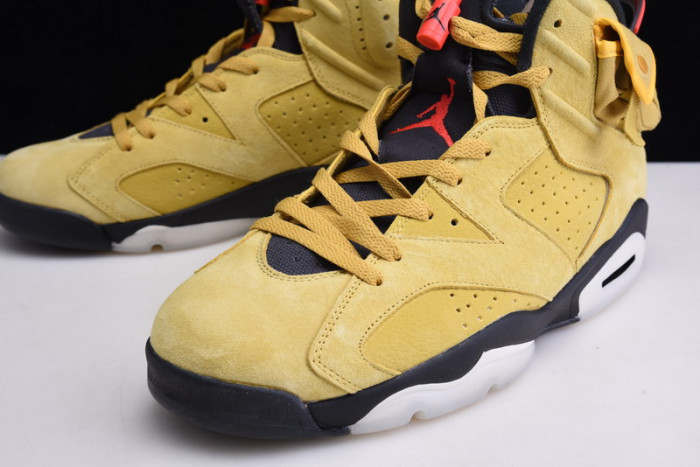 Travis Scott Air Jordan 6 yellow  Cactus Jack CN1084-300