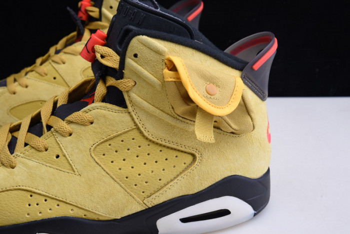 Travis Scott Air Jordan 6 yellow  Cactus Jack CN1084-300