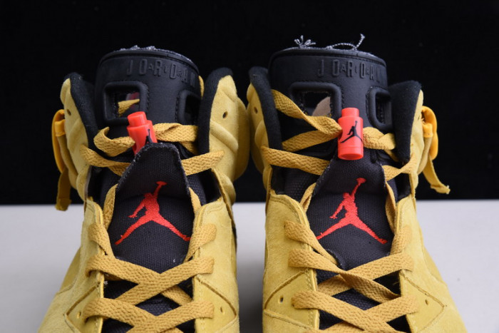 Travis Scott Air Jordan 6 yellow  Cactus Jack CN1084-300