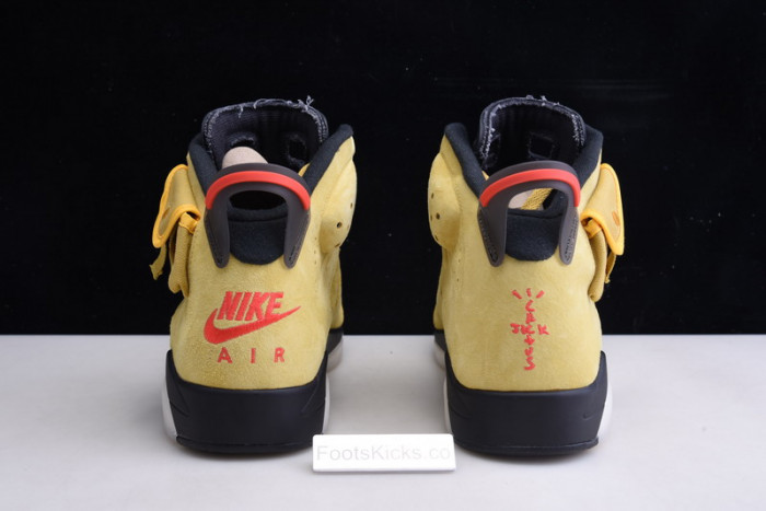 Travis Scott Air Jordan 6 yellow  Cactus Jack CN1084-300