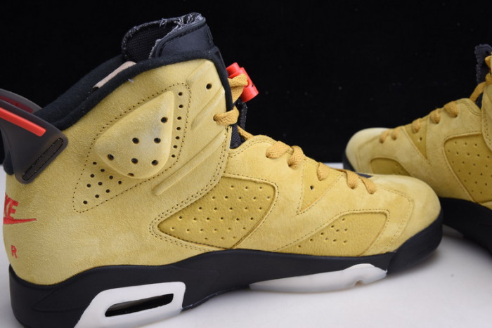 Travis Scott Air Jordan 6 yellow  Cactus Jack CN1084-300
