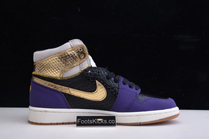 Kobe Bryant x Air Jordan 1 High OG Black-Purple 555088-171