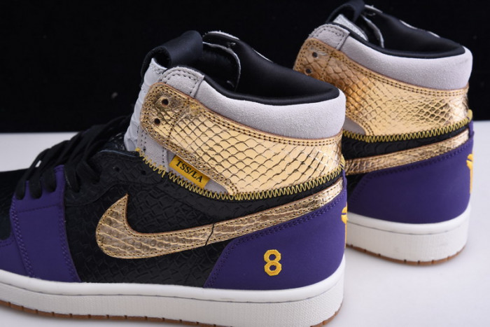 Kobe Bryant x Air Jordan 1 High OG Black-Purple 555088-171