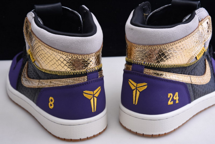 Kobe Bryant x Air Jordan 1 High OG Black-Purple 555088-171