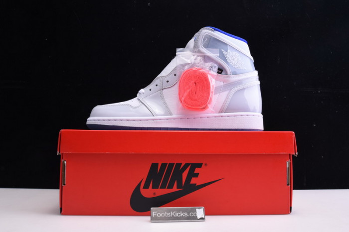 Air Jordan 1 Zoom White Racer Blue CK6637-104
