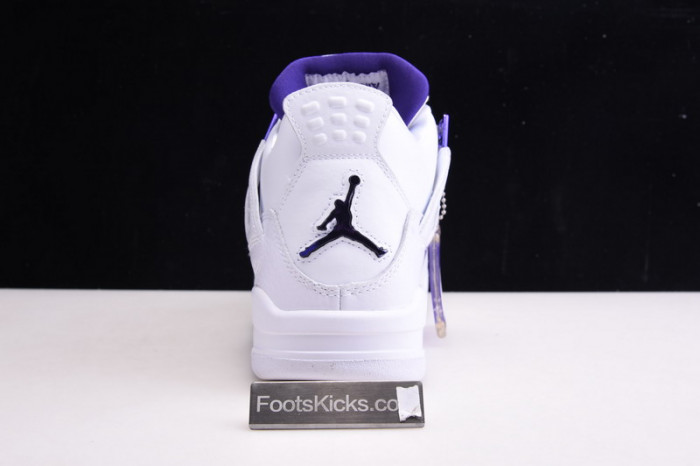 Air Jordan 4 Retro “Pure Money”  white purple CT8527-115
