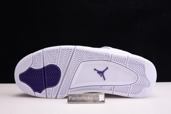 Air Jordan 4 Retro “Pure Money”  white purple CT8527-115