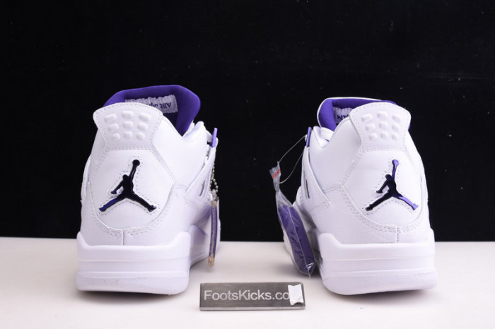 Air Jordan 4 Retro “Pure Money”  white purple CT8527-115