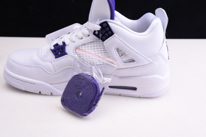 Air Jordan 4 Retro “Pure Money”  white purple CT8527-115