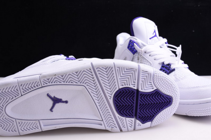 Air Jordan 4 Retro “Pure Money”  white purple CT8527-115