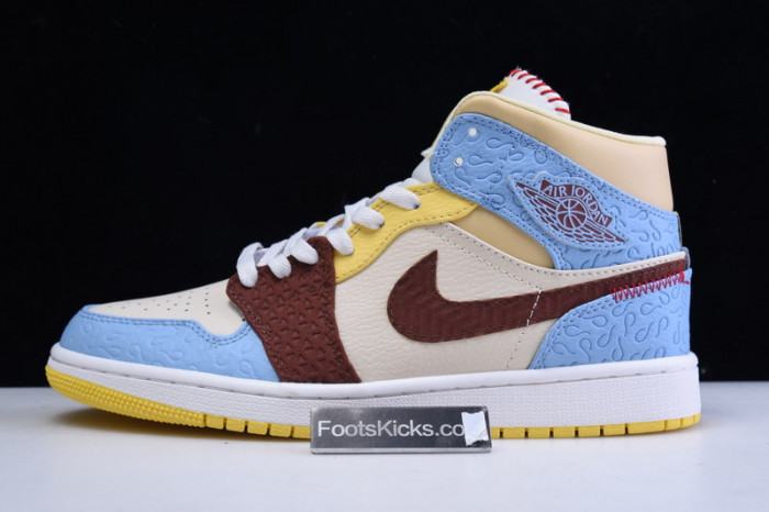 Air Jordan 1 Mid SE Fearless Maison Chateau CU2803-200