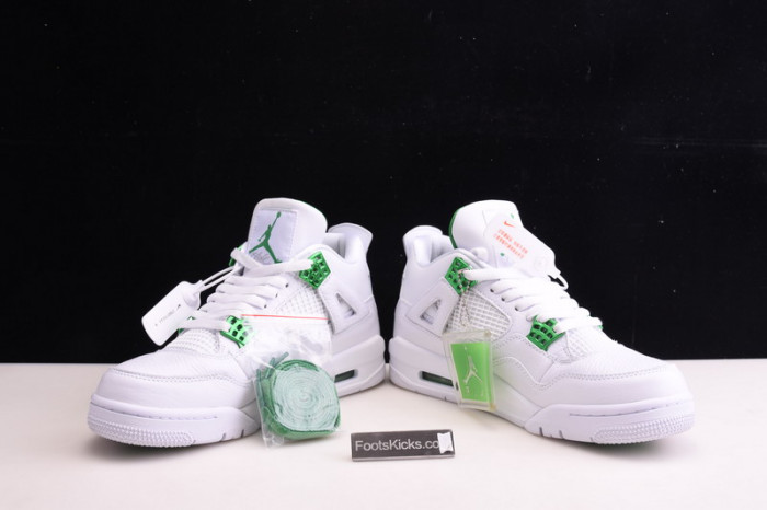 Air Jordan 4 Retro “Pure Money”  white green CT8527-113