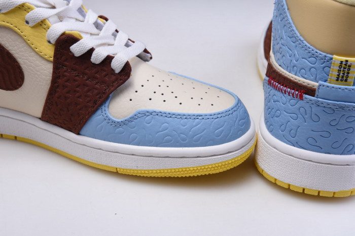 Air Jordan 1 Mid SE Fearless Maison Chateau CU2803-200