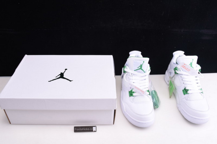 Air Jordan 4 Retro “Pure Money”  white green CT8527-113