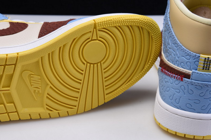 Air Jordan 1 Mid SE Fearless Maison Chateau CU2803-200