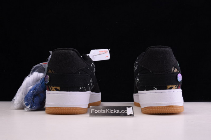Travis Scott x Nike Air Force 1 Astroworld Black CN2405 901