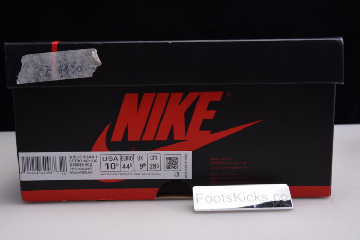 Air Jordan 1 High OG “Hyper Royal” 555088-402