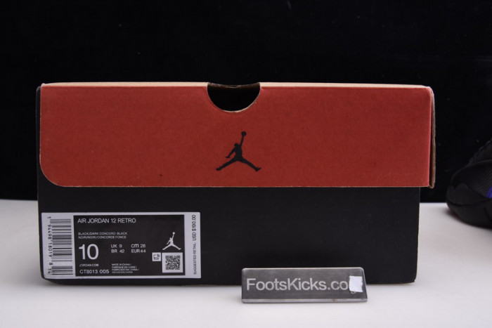 Air Jordan 12 Black Dark Concord CT8013-005