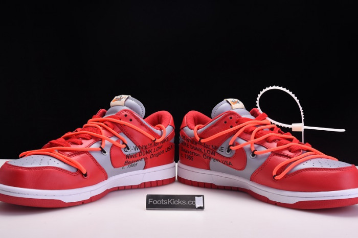 Nike Dunk Low OFW University Red  CT0856-600