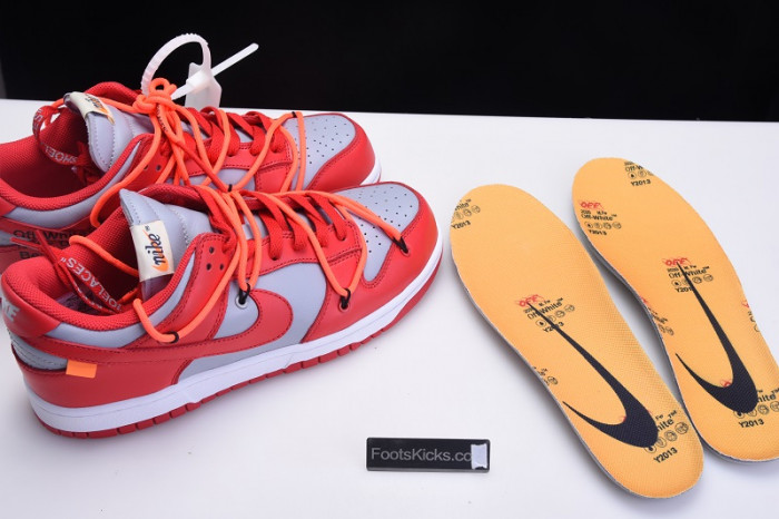 Nike Dunk Low OFW University Red  CT0856-600