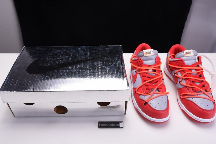 Nike Dunk Low OFW University Red  CT0856-600